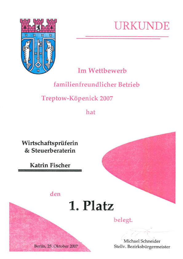 Visus Urkunde 2007